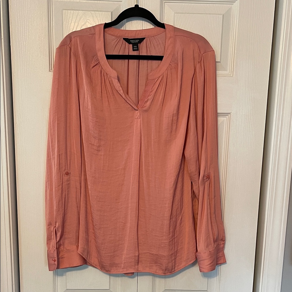 Simply Vera Vera Wang Coral Blouse